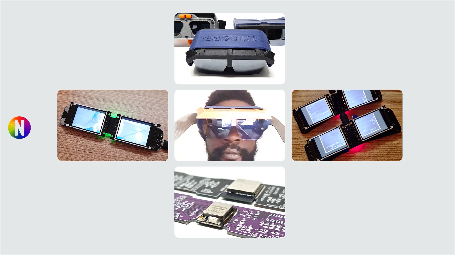 cheApR headset and electronics system